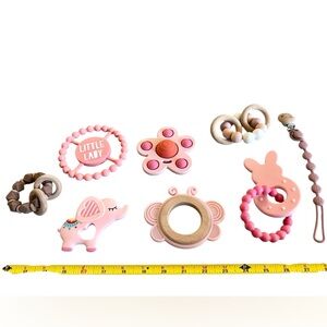 Baby‎ Girl Toy Bundle Sensory Rattles Teethers Activity Toys